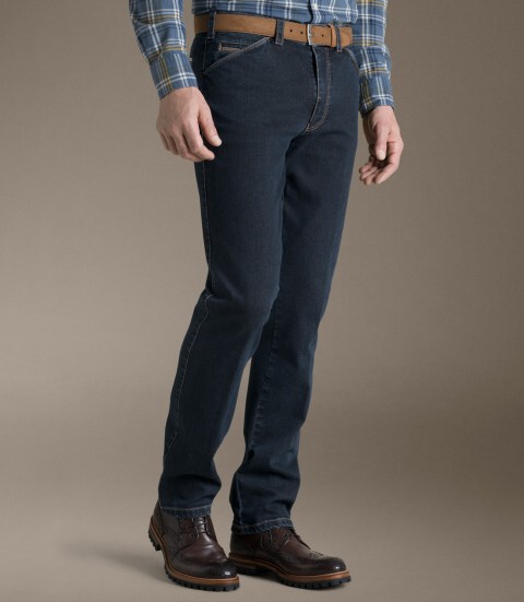 2016冬款德国正品代购meyer迈雅男休闲裤chicago 2-4512/45蓝褐色