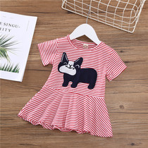 Girls Summer Dress 2020 New Childrens Gas Dress Han - Edition Baby Dress Embroidery Clothing Clothing