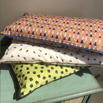 Thin 80 plain printed cotton childrens pillowcase Childrens sand painting series children breathable smooth pillowcase