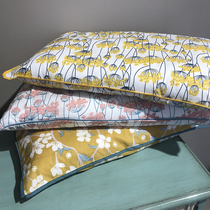 Thin floral childrens small pillowcase cotton 80 plain cotton children 30*50cm large 40*60cm pillowcase