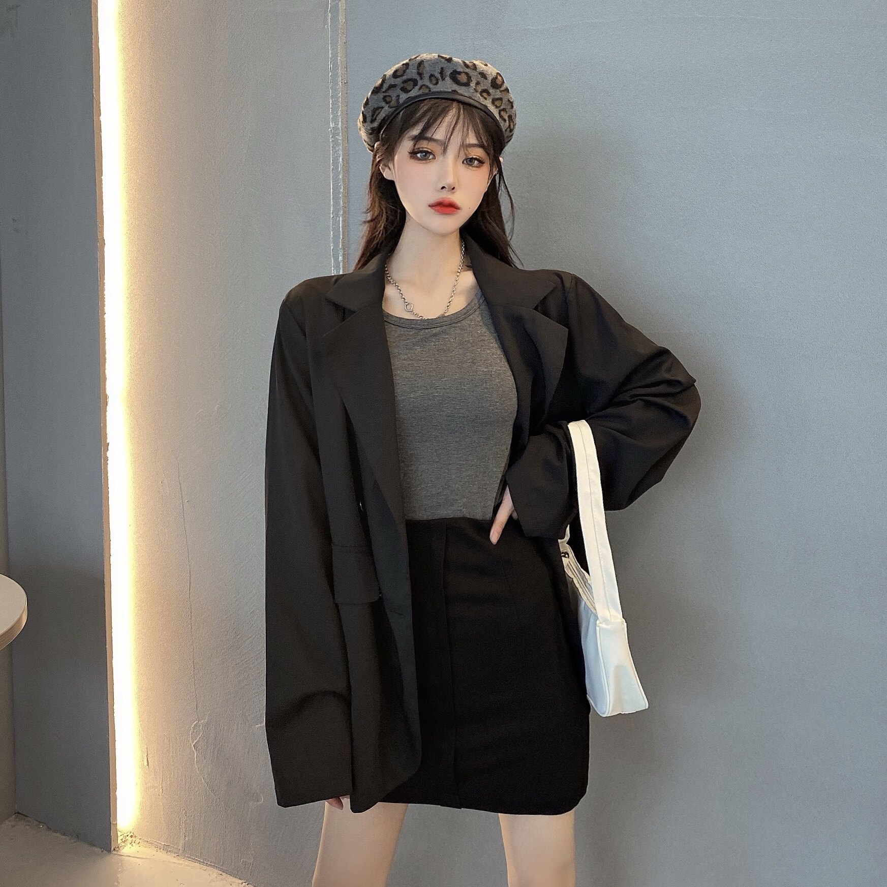 实拍莫代尔打底衫长袖t恤女秋新款圆领大码修身内搭纯色薄款上衣