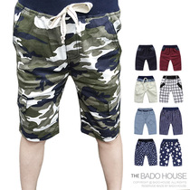 Summer childrens 3-year-old baby 4 cotton camouflage five-point Capri pants 6 children 8 casual pants shorts tide