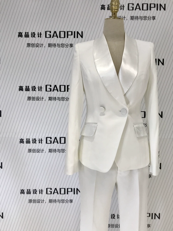 Bộ đồ nhỏ mới bộ đồ nữ quần ống loe - Business Suit