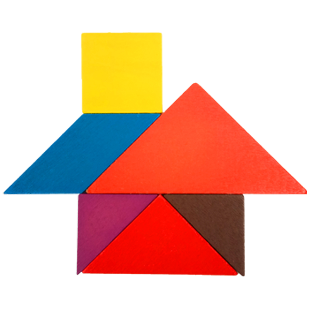 积木小号智力拼图七巧板 幼儿园小学生儿童玩具