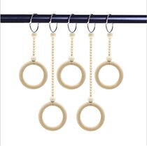 Nordic net celebrity clothing store window decoration log color display rack ring hook hanger Childrens clothing hanging rack