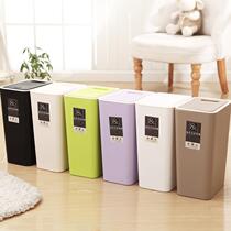 Property high body trash can Net red tremble sound with Nordic style extra large fruit box hotel white room with lid