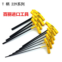 AMERICAN BOLTON BONDHUS T-HANDLE IMPERIAL HEX WRENCH 3 32 9 64 5 16 3 8 LENGTH 229MM