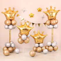 Crown Column Balloon Road leads to birthday party 100 days banquet full moon wine hotel decoration welcome opening