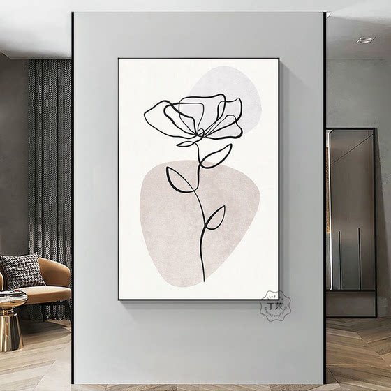 Wasabi Feng Qingsex living room entrance decoration painting vertical abstract lines rose flowers sofa wall mural painting floor painting
Wasabi Feng Qingsex living room entrance decoration painting vertical abstract lines rose flowers sofa wall mural painting floor painting
