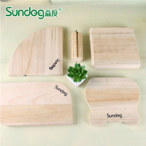 Sendo Pet Springboard Wooden Fan Shaped arched jumper pedal Anti-biting dragon cat Ferret Hamster Toy Supplies