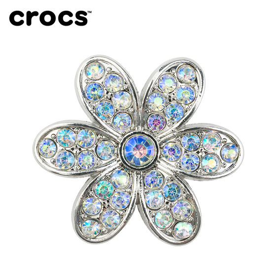 Crocs Crocs 액세서리 Zhibixing 동굴 신발 꽃 질감 트렌디 실버 꽃 5 피스 세트 Crocs Crocs 액세서리 Zhibixing 동굴 신발 꽃 질감 트렌디 실버 꽃 5 피스 세트