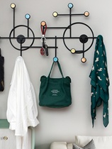 Punch-free European wall-mounted coat rack creative home decoration wall-mounted coat hook entrance wall-mounted wall rack
