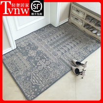 TVNW entrance mat home bedroom simple modern geometric entrance door non-slip absorbent entrance door mat carpet