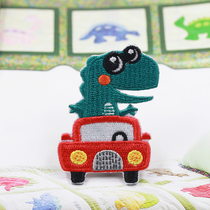 Fengxi diy fashion embroidery cloth stickers Childrens clothes decorative patch stickers Love embroidery stickers dinosaurs