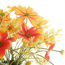 Fake flower decoration living room with vases and Cosmos single flower gesang flower bedroom simulation flower art silk flower