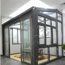 Suzhou broken bridge aluminum doors and windows aluminum alloy doors and windows soundproof windows sealed balcony custom Kunshan Taicang Sunshine Room