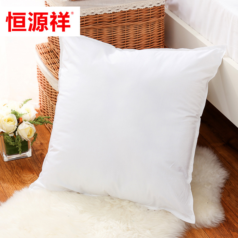 Hengyuanxiang throw pillow core inner tank 40 45 50 55 60 65 cotton backrest bedside cushion pillow sofa cushion