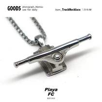 PLAYA FC TruckNecklace street jewelry skateboard bracket necklace Wang Yimbo necklace