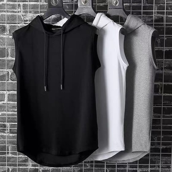 Gangfeng street hooded vest men's tide brand with hatless T -shirt men's noodle hoodes summer men's vest thin models
Gangfeng street hooded vest men's tide brand with hatless T -shirt men's noodle hoodes summer men's vest thin models