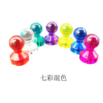 Factory direct color transparent permanent magnet strong magnetic nail office display with magnetic nail installation fast