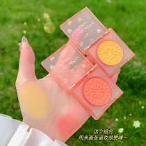 Maxfine ginger high light monochrome blush face brightening repair three-dimensional delicate micro-flash gradient