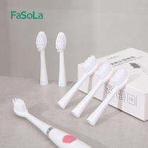 Replacement toothbrush head electric toothbrush round head rotating 360 degree large brush head adult big head soft hair White 3 sets