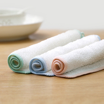 Kitchen bamboo fiber washing pot and dishwashing cloth to make hygienic rag film cloth household water absorption and oil removal thickened large