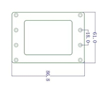 Computer mechanical hard disk rack 2 5 inch 4 bit 18mm SSD bracket HDD extension tool outside desktop