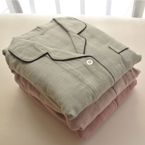 Export to Japan autumn and winter women thick home clothing cotton grinding flannel cotton pajamas women long sleeve set