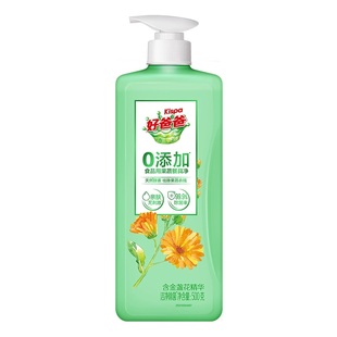 好爸爸洗洁精洗蔬菜水果去油洁净除菌瓶装家庭装餐具净顺手买500g