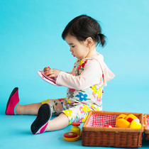 Childrens swimsuit girl cute girl one-piece swimsuit baby baby split princess skirt hot spring vacation