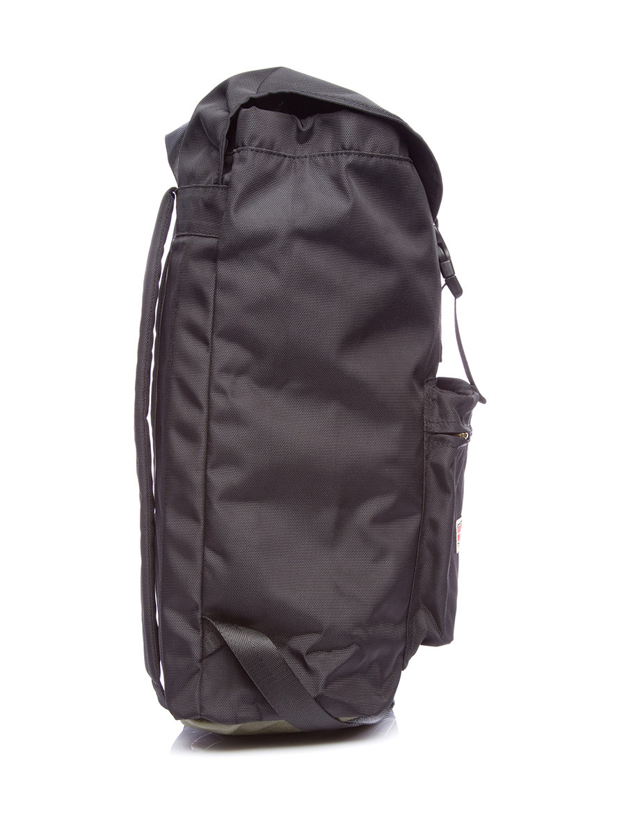 evisu 黑色logo卡扣饰双肩包