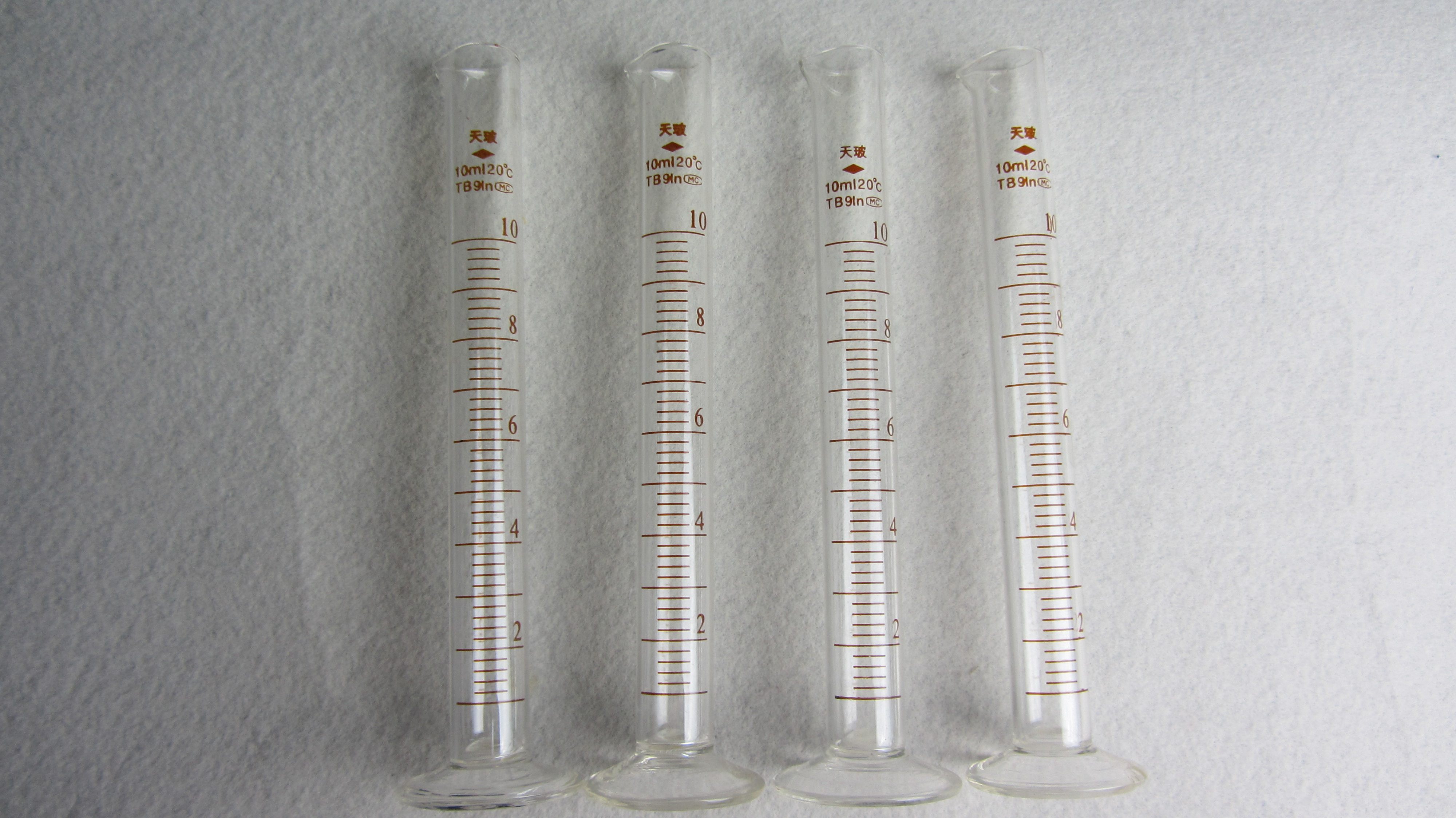 量筒250ml 分度值 5ml 玻璃量筒 天玻正品 实验室常用耗材