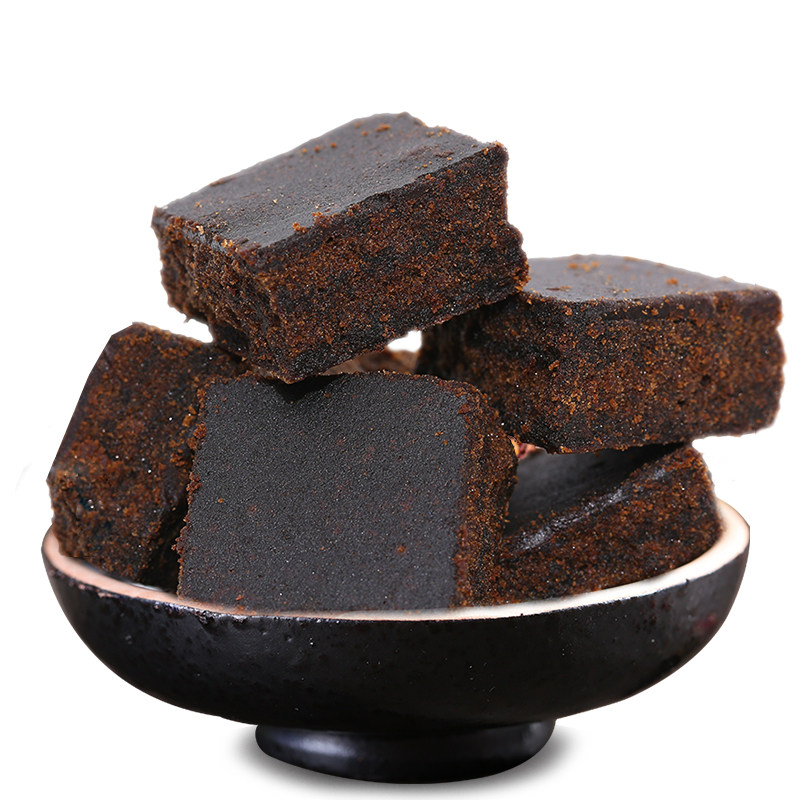 【买3送1】云南黑糖块300克手工月子糖痛经老红糖方糖粉土红糖