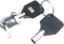 YB104 Rotary tongue lock Suitable for door plate thickness 1-6mm Zinc alloy lock body flat small round lock