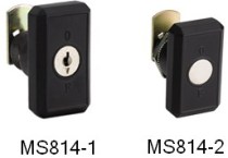 Square tongue lock MS814-1 Square panel rotation 60°to open or lock the door panel thickness 1-6mm