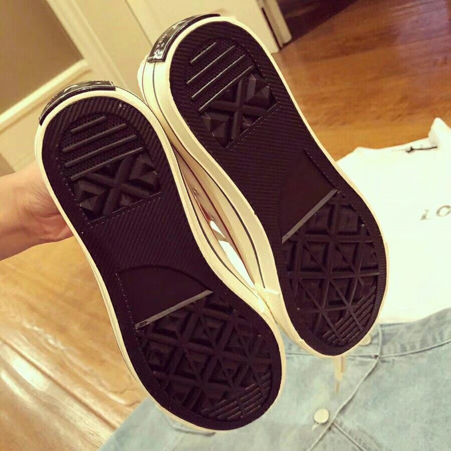 林先森经典款evenstar自留白色低帮帆布鞋百搭板鞋布鞋复古男女情侣鞋