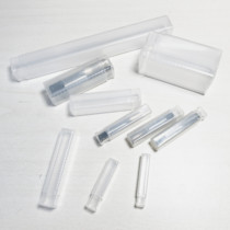 Transparent tap packaging plastic box drill bit plastic box turning tool rectangular telescopic plastic box milling tool Rod packaging box