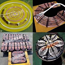 Electromagnetic heating induction cookpan coil flat concave coil disc of all kinds of coil disc size customizable