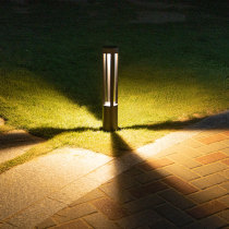 Lawn lamp aluminum garden lamp outdoor LED simple modern outdoor household lamp garden villa grass solar lamp