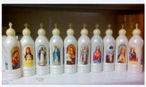 Family Holy Water bottle (liturgical supplies)Decoration of the Icon of the Holy Family of the Virgin of Jesus