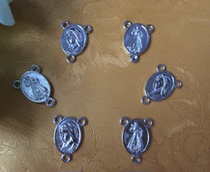 DIY Jesus Mercy Statue of the Virgin Mary Triangle card Rosary Rosary Three-way accessories