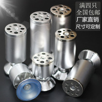 Adjustable stainless steel aluminum alloy cabinet foot cabinet foot sofa Coffee Table Furniture bed foot table leg round support tripod