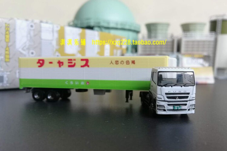 Модель машины tomytec㊣1：150拖车10弹 五十铃三菱 ud日野  集装箱化学品挂车