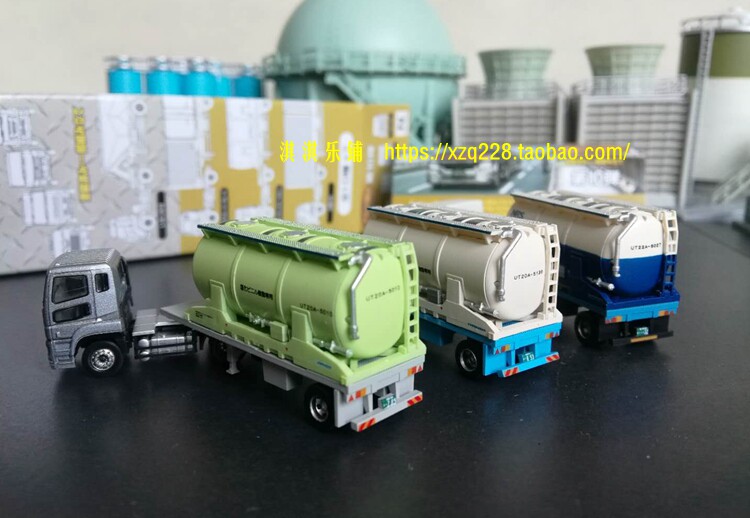 Модель машины tomytec㊣1：150拖车10弹 五十铃三菱 ud日野  集装箱化学品挂车
