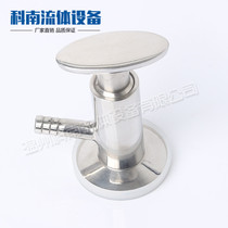 Cornan Fluid recommends stainless steel 304 316L material food grade clamp - type swirl - fitting sample valve spot