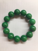 Raw ore turquoise green hand beads diameter 1 4cm natural gemstone