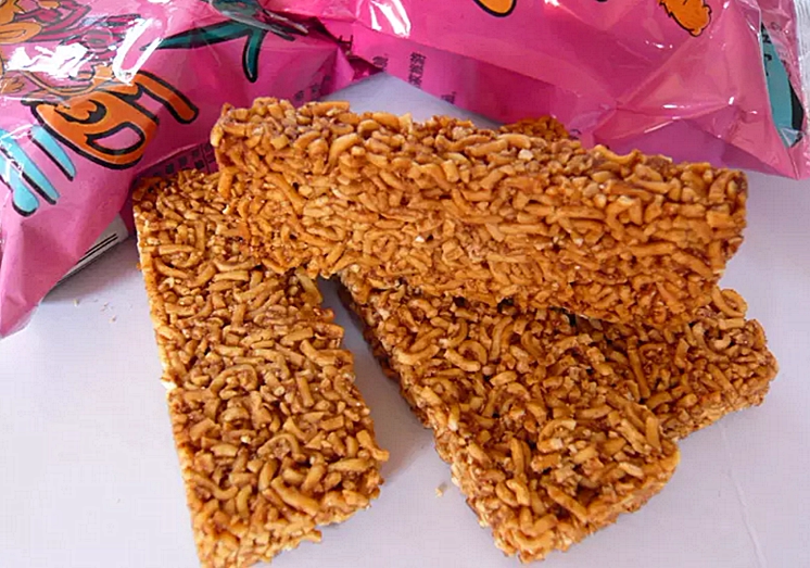 包邮龙丰金丝酥方便面 巧克力味干脆面 童年经典美食零食20袋