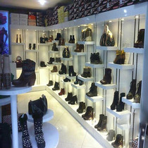 Paint and shoe store chain store shelves toy bags display cabinets cosmetics boutique display cabinets supermarket physical store display rack