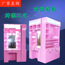 Wooden paint TV cabinet file book cabinet computer notebook toy cabinet cosmetics leather bag cabinet daily necessities cabinet